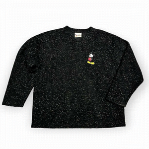 Vintage 90s Walt Disney World Mickey Mouse Soft Fleece Sweater - Womens Small